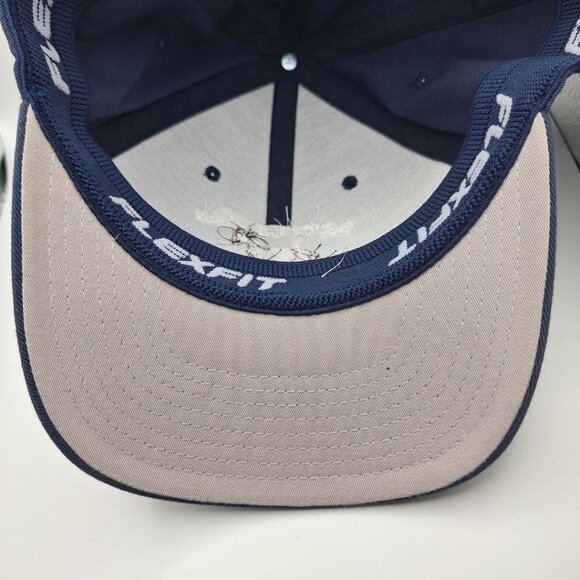 Bells Farm Clydesdales Horses Hat Ball Cap Adult Large XL Blue Flex Fit Michigan - Picture 6 of 10